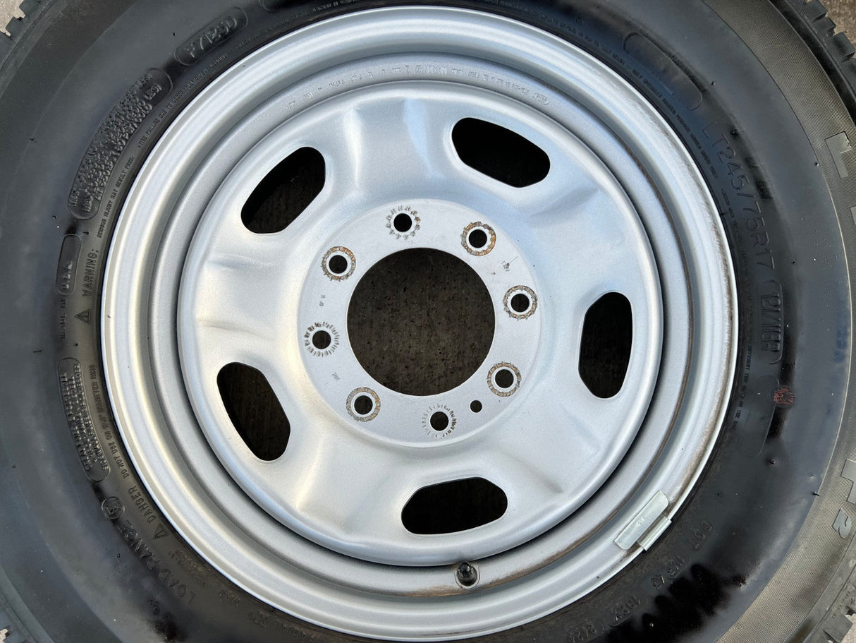 17" Ford F-250 F-350 OEM 3828 wheels rims tires MICHELIN LTX A/T2 Texas Truck Tire