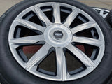 22" Cadillac Escalade Platinum OEM 95078 wheels rims 2024 2025 2026 NEW Texas Truck Tire