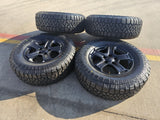 17" Jeep Wrangler Rubicon OEM wheels rims 9216 Gladiator KENDA KLEVER A/T2 NEW Texas Truck Tire