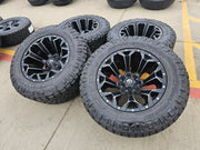 20x12 Fuel D546 Assault Chevy Silverado Ford F-150 RAM wheels rims 6x139 6x135 Texas Truck Tire