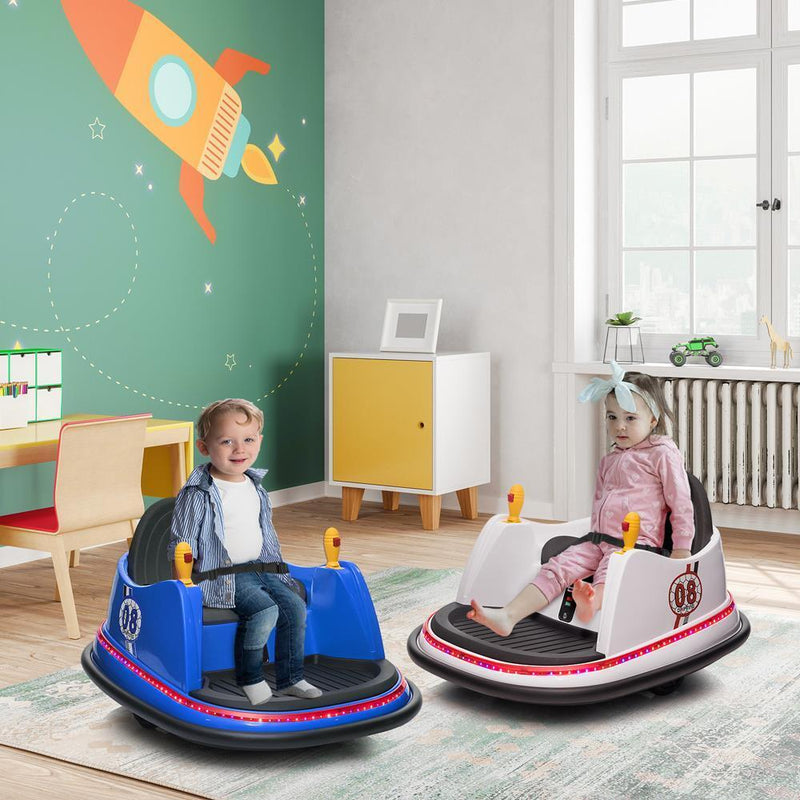 360° Spinning Electric Bumper Car for Kids with Remote Control and MP3 Player