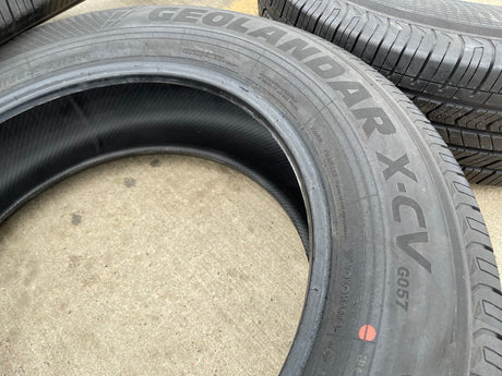 (4) 265/60/20 Yokohama Geolander X-CV tires NEW Sierra Tundra Silverado Texas Truck Tire
