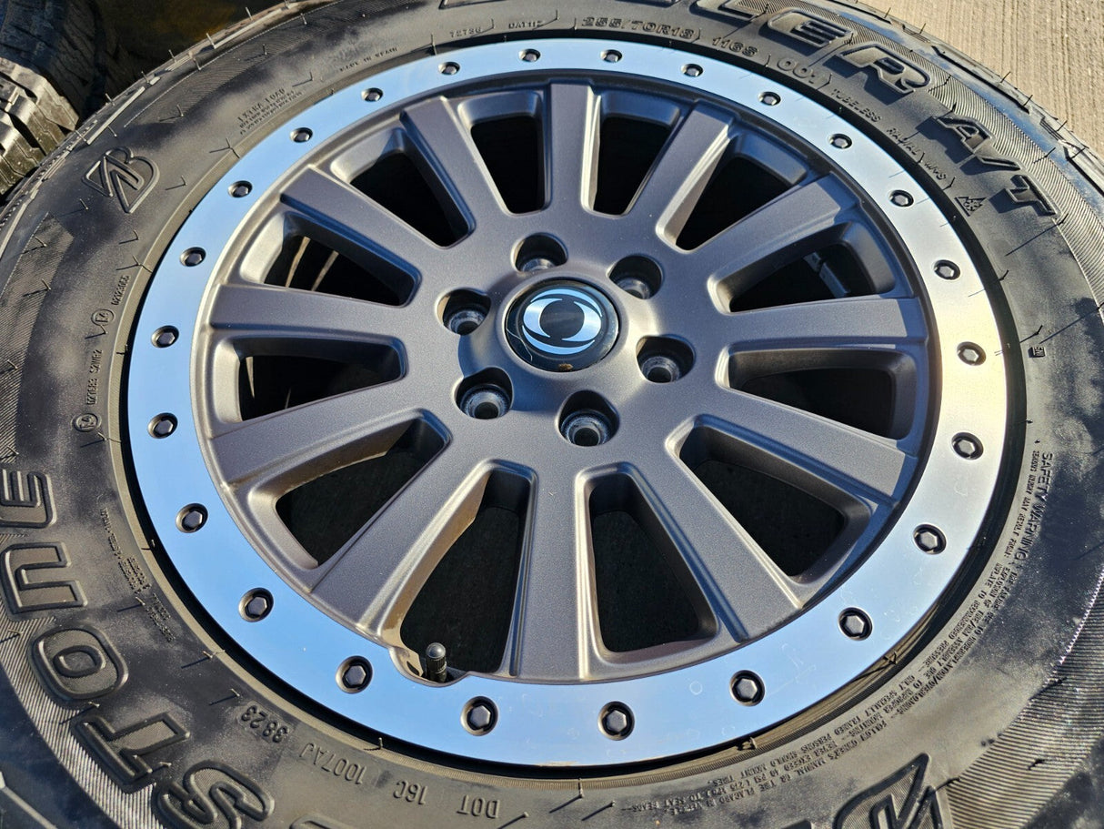 (5) 18" INEOS Grenadier OEM wheels rims tires beadlock 2023 2024 2025 2026 NEW Texas Truck Tire