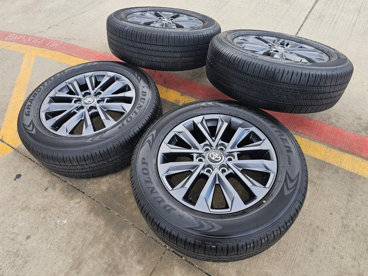 20" Toyota Land Cruiser OEM wheels rims Tundra Sequoia 2024 2025 2026 NEW Texas Truck Tire