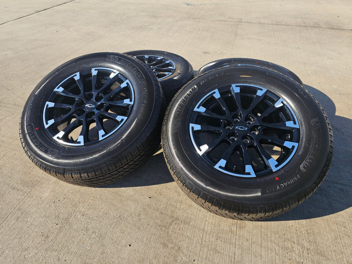 18" Chevy Traverse Blazer Z71 GMC Acadia OEM 14154 wheels rims 2025 2026 NEW Texas Truck Tire