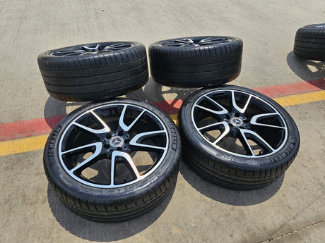 20" Mercedes E43 E53 E400 AMG S580 S65 S63 OEM 85543 85544 wheels rims Texas Truck Tire