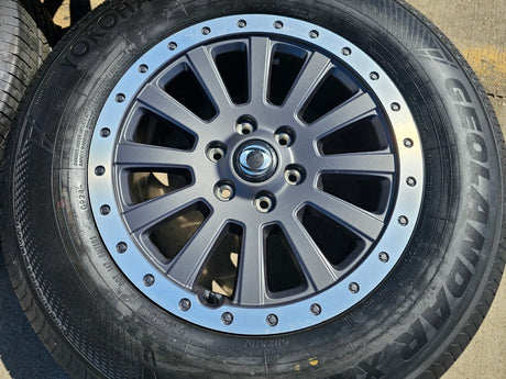 (5) 18" INEOS Grenadier OEM wheels rims tires beadlock 2023 2024 2025 2026 NEW Texas Truck Tire