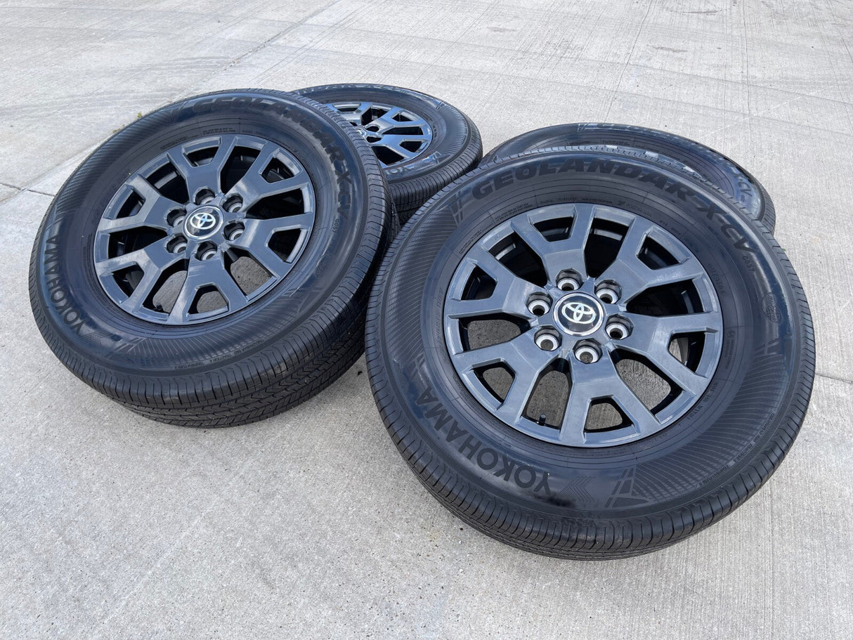 17" Toyota 4Runner Tacoma TRD OEM 94254 10637 wheels rims 2024 2025 2026 NEW Texas Truck Tire