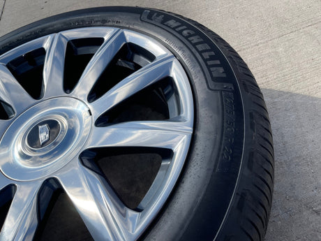 22" Cadillac Escalade Platinum OEM ORIGINAL 95078 wheels rims 2024 2025 2026 NEW Texas Truck Tire