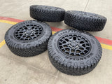 18" Toyota Tundra TSS T FORCE TRD OEM black wheels rims Sequoia 2025 2026 NEW Texas Truck Tire