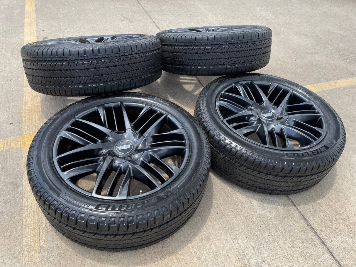 24" Cadillac Escalade IQ DEEP SPACE EV OEM wheels rims Hummer 2500 2025 2026 NEW Texas Truck Tire