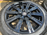 21" Lexus LX570 Toyota Land Cruiser OEM 74341 black wheels rims tires Texas Truck Tire