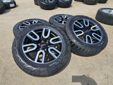 20" GMC Sierra Yukon AT4X Silverado OEM 5914 wheels rims TERRITORY M/T Texas Truck Tire