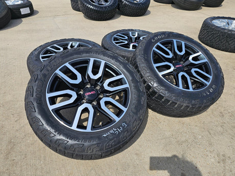20" GMC Sierra Yukon AT4X Silverado OEM 5914 wheels rims TERRITORY M/T Texas Truck Tire
