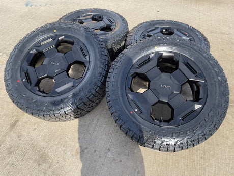 17" Kia Sorento X-PRO OEM wheels rims Telluride Sedona 2025 2026 NEW FALKEN A/T4 Texas Truck Tire
