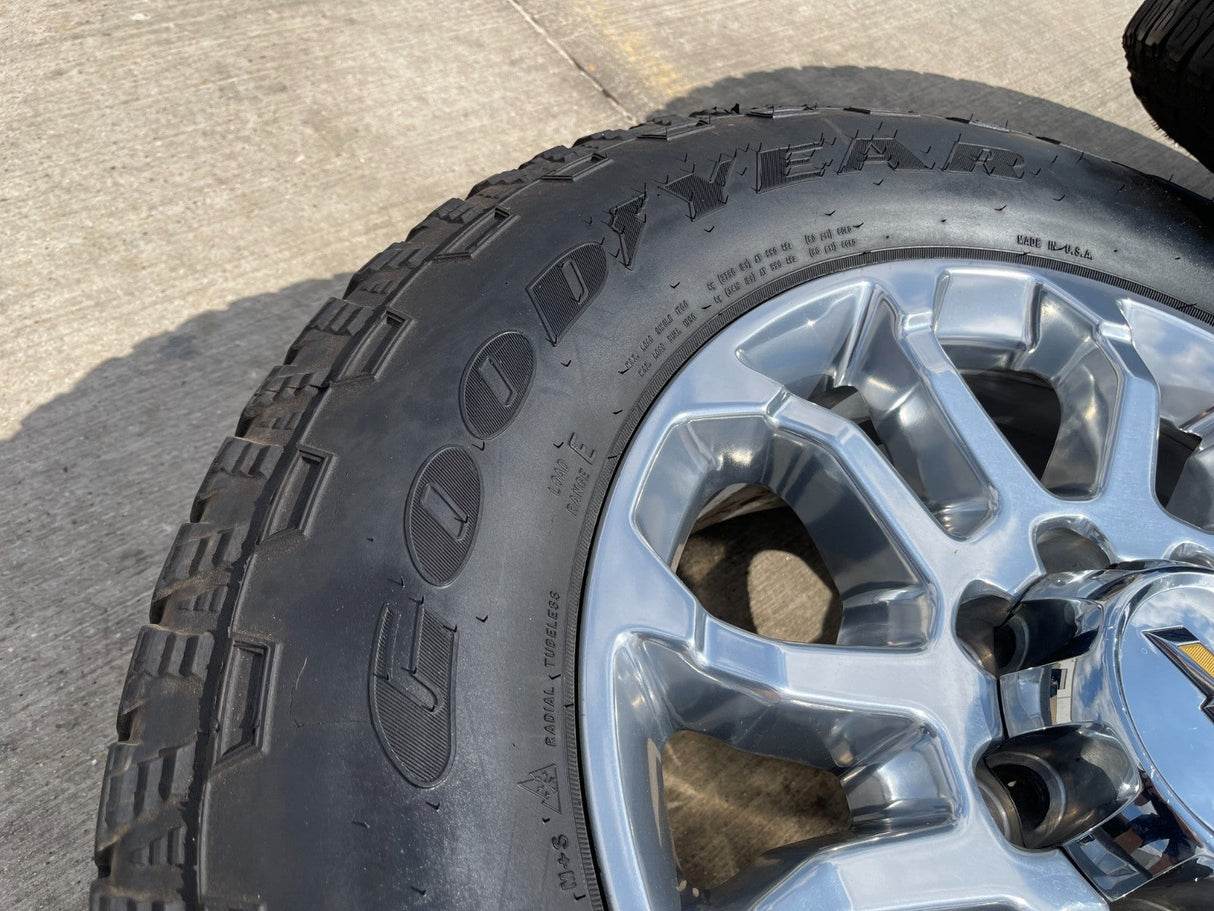 20" Chevy Silverado HIGH COUNTRY GMC Sierra AT4 2500 3500 OEM 95685 wheels rims Texas Truck Tire