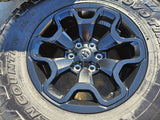 18" Dodge Ram 1500 TRX RHO Black OEM 66002 wheels rims TOYO A/T3 35" Texas Truck Tire