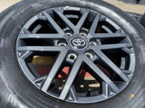 18" Toyota Tundra TRD OEM wheels rims 75281 Sequoia LX600 2025 2026 NEW Texas Truck Tire