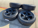 20" Dodge Ram 1500 OEM LIMITED Black 2676 2723 wheels rims BRIDGESTONE NEW Texas Truck Tire