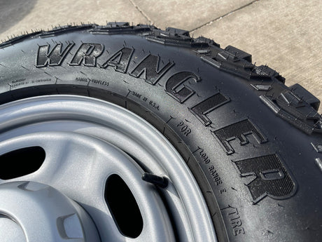 17" Ford F-250 F-350 OEM 3828 wheels rims tires GOODYEAR TERRITORY A/T 33" NEW Texas Truck Tire