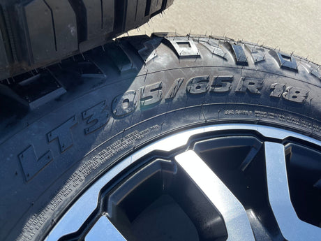 18" Ram 2500 3500 LARAMIE OEM 2694 wheels rims 2023 2024 2025 2026 NITRO 33" NEW Texas Truck Tire