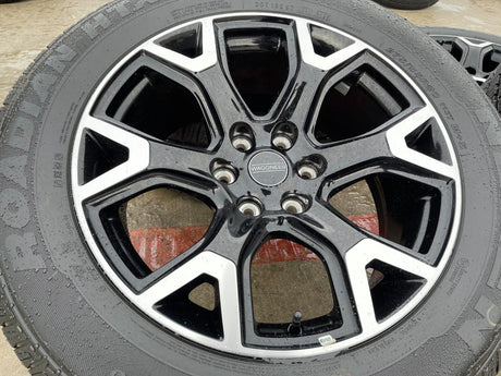 20" Jeep Grand Wagoneer Dodge Ram 1500 OEM black 9296 wheels rims 2025 2026 NEW Texas Truck Tire