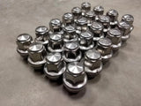 (24) 14x1.5 OEM Ford lug nuts polished F-150 Expedition OE 2015-2026 Texas Truck Tire