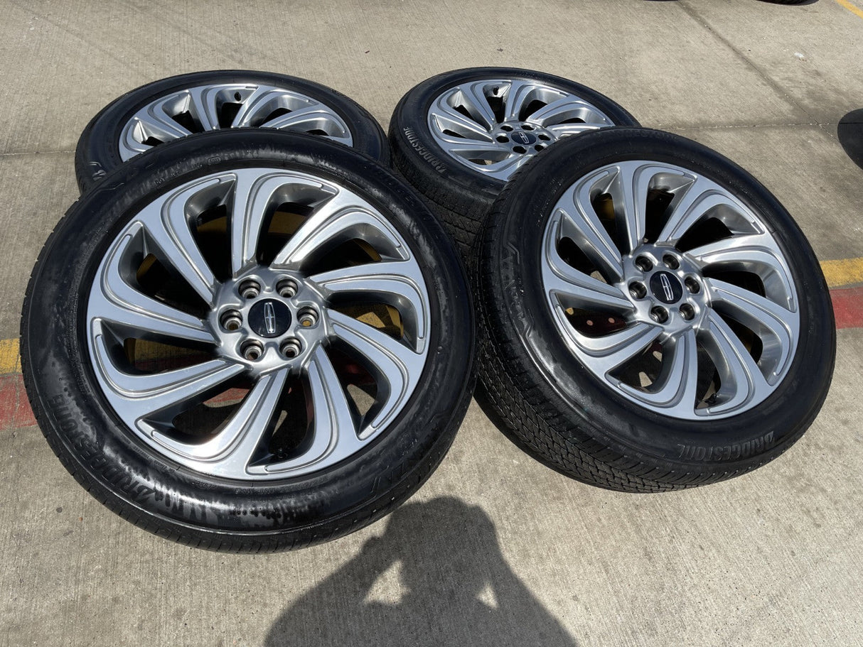 22" Lincoln Navigator BLACK LABEL OEM 10497 rims wheels BRIDGESTONE DISCOUNTED Texas Truck Tire