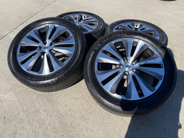 20" Subaru Ascent Outback Legacy Forester OEM 68872 wheels rims NEW MICHELIN Texas Truck Tire