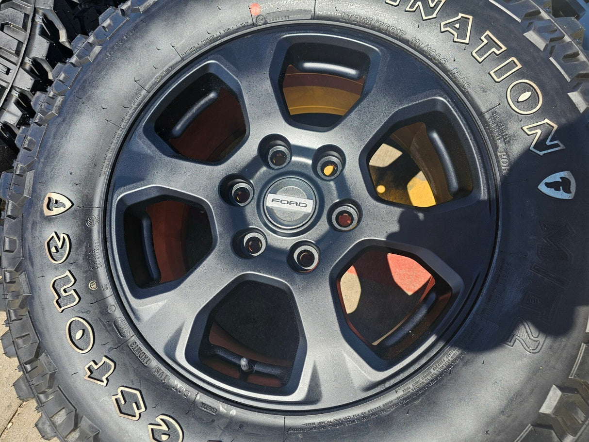 17" Ford Bronco wheels rims 10384 OEM Ranger 2023 2024 2025 2026 FIRESTONE NEW Texas Truck Tire