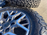 18" Jeep Wrangler Grand Cherokee Gladiator OEM 9331 wheels rims NEW BFG Texas Truck Tire