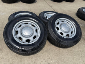 17" Ford F-150 OEM rims wheels 3857 tires steel 2023 2024 2025 2026 MICHELIN NEW Texas Truck Tire