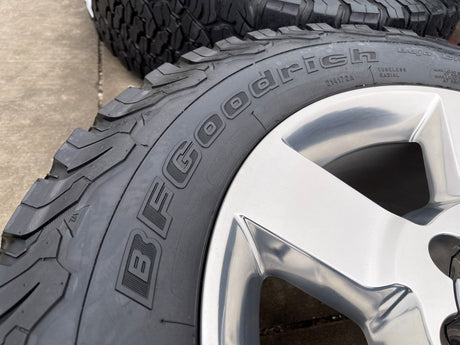 20" Chevy Silverado ZR2 GMC Sierra AT4X 2500 OEM 5771 5801 5826 wheels rims BFG Texas Truck Tire