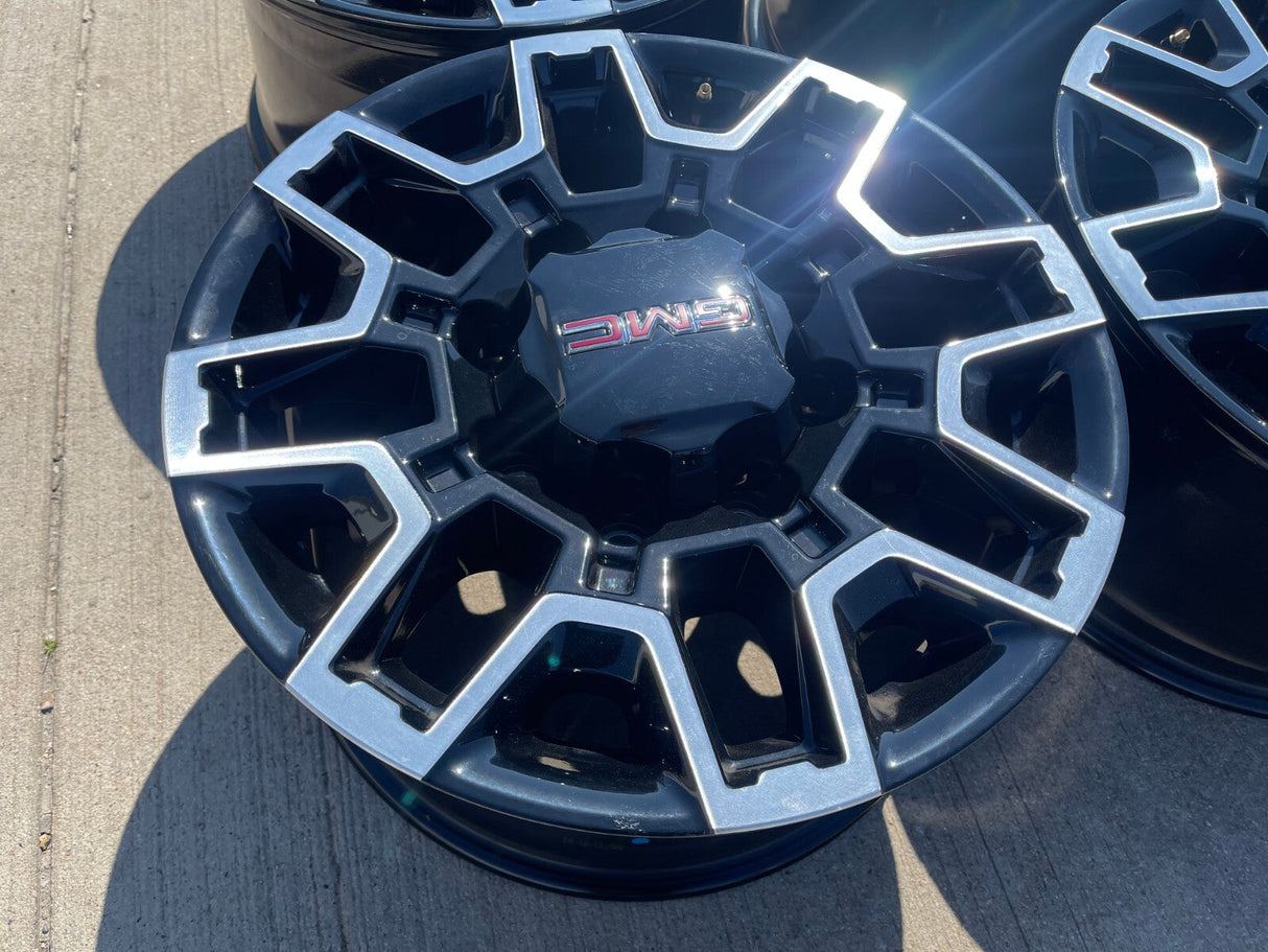 18" GMC Sierra AT4X Chevy Trail Boss 2500 OEM 14136 wheels rims 2025 2026 NEW Texas Truck Tire