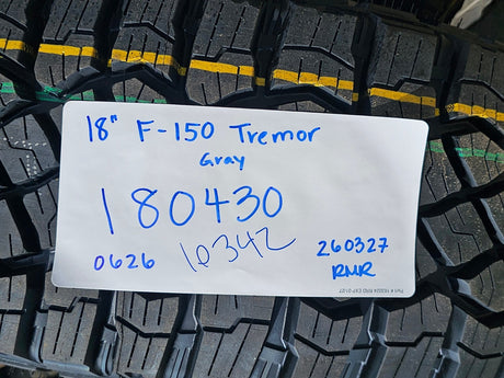18" Ford F-150 TREMOR OEM rims wheels 10342 95351 Expedition 2025 2026 BRAND NEW Texas Truck Tire