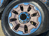 20" Ford F-250 F-350 OEM 10487 LIMITED KING RANCH tan wheels rims 2024 2025 2026 Texas Truck Tire