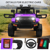 12V Battery-Powered Kids Ride-On Off-Road Truck Toy with Parent Remote Control