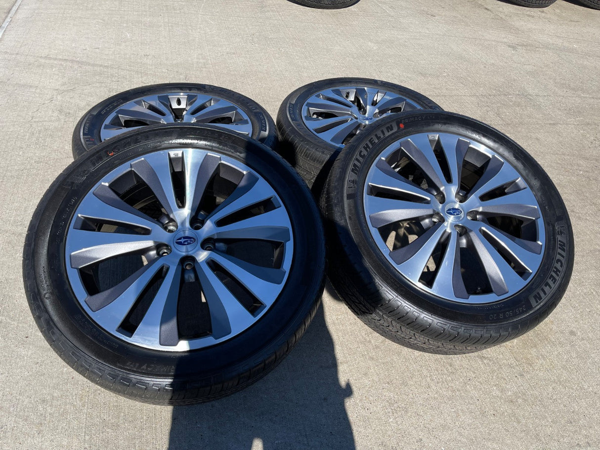 20" Subaru Ascent Outback Legacy Forester OEM 68872 wheels rims NEW MICHELIN Texas Truck Tire