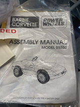 1988 BARBIE CORVETTE Classic Edition ~ Ride-On Toy Car #85350