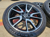 20" Mercedes E43 E53 E400 AMG S580 S65 S63 OEM 85543 85544 wheels rims MICHELIN Texas Truck Tire