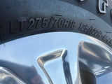 18" Ram 2500 3500 Laramie Power Wagon OEM wheels rims 2692 FIRESTONE A/T2 Texas Truck Tire