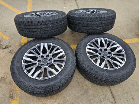 20" Chevy Silverado Z71 GMC Sierra Canyon Colorado OEM wheels rims 2025 2026 NEW Texas Truck Tire