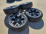 20" Jeep Grand Wagoneer Dodge Ram 1500 OEM black 9296 wheels rims 2025 2026 NEW Texas Truck Tire