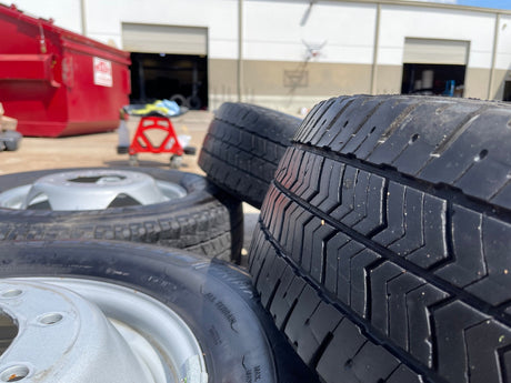 17" Chevy Silverado GMC Sierra 3500 Dually OEM 8094 rims wheels tires MICHELIN Texas Truck Tire