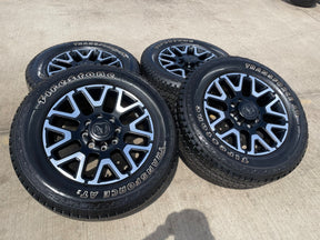 20" Dodge Ram 2500 3500 LARAMIE OEM 51649 wheels rims A/T2 2025 2026 NEW Texas Truck Tire