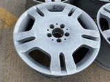 18" 18x8.5 + 18x9.5 Mercedes S550 S600 OEM staggered 65470 65471 wheels rims Texas Truck Tire