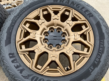 22" Hummer EV HEV 2500 OEM 8x165 14094 wheels rims 2024 2025 2026 NEW GOODYEAR Texas Truck Tire