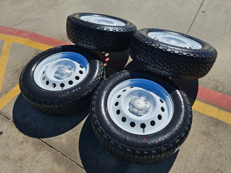17" Ford Maverick Bronco Sport WHITE rims wheels 10415 OEM NEW BFG A/T Texas Truck Tire