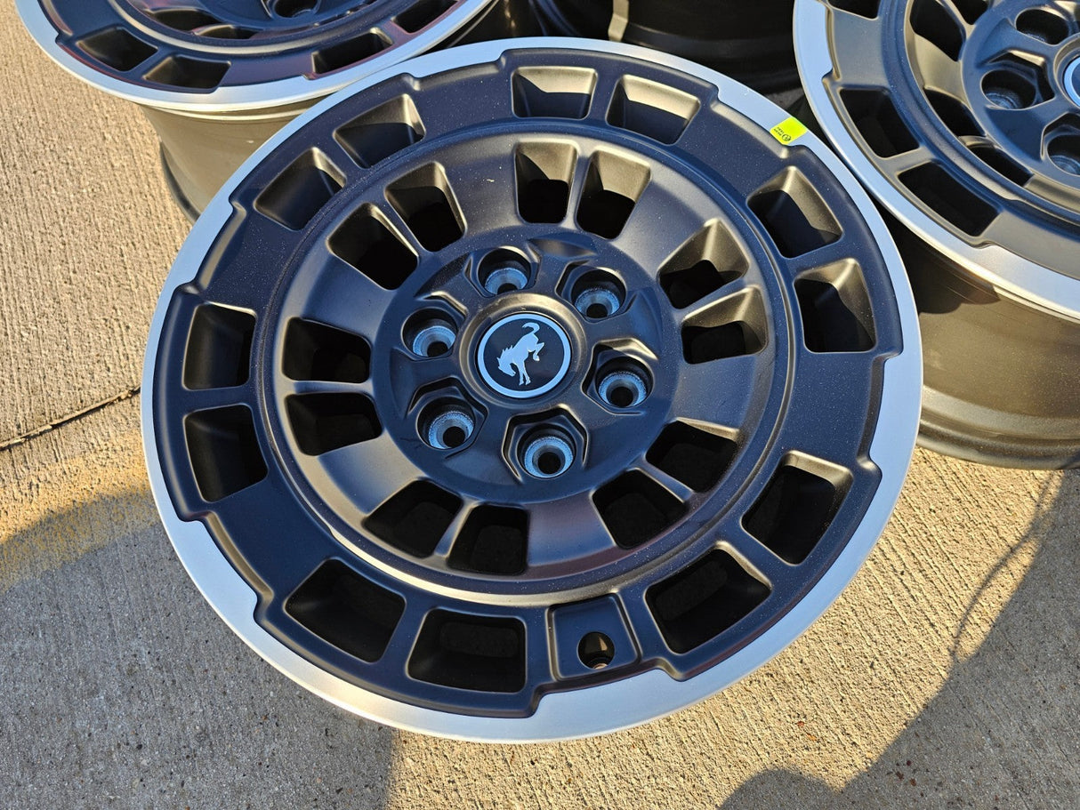 (4) 17" Ford Bronco wheels rims OEM 22025 Ranger 2023 2024 2025 2026 NEW Texas Truck Tire