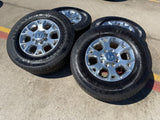 18" Ram 2500 3500 Laramie Power Wagon OEM wheels rims 2693 tires FIRESTONE H/T2 Texas Truck Tire